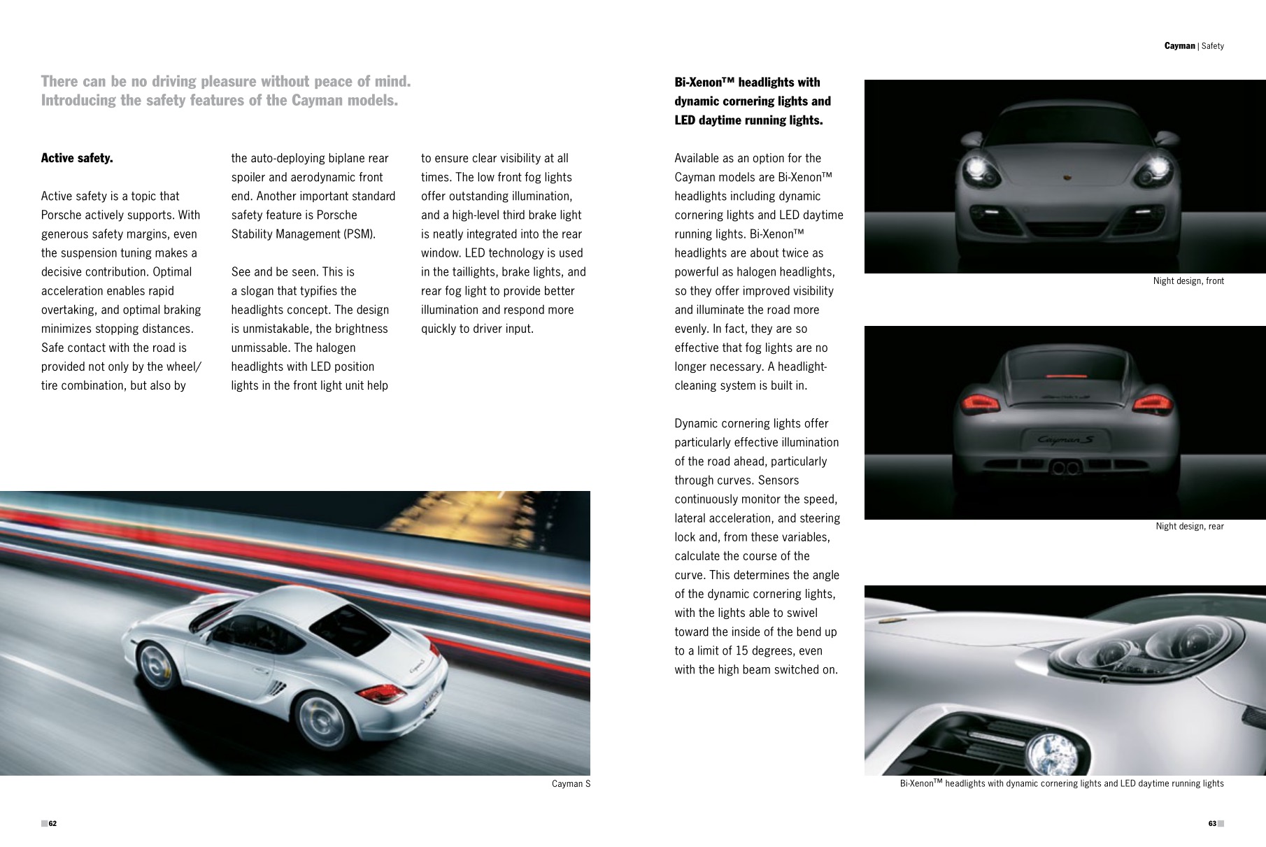 2012 Porsche Cayman Brochure Page 46